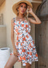 Boho Fitted Floral Dress